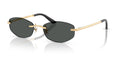 Lunettes de soleil Versace VE2308D 152387 – Or Versace – vue de trois quarts.