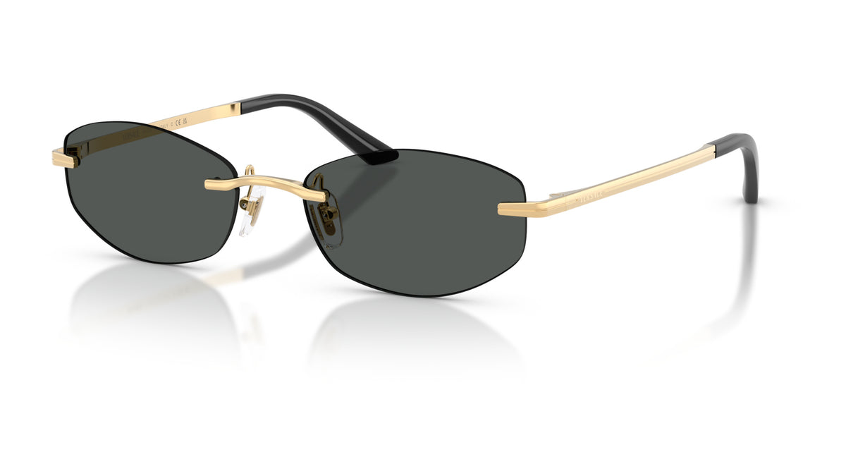 Lunettes de soleil Versace VE2308D 152387 – Or Versace – vue de trois quarts.
