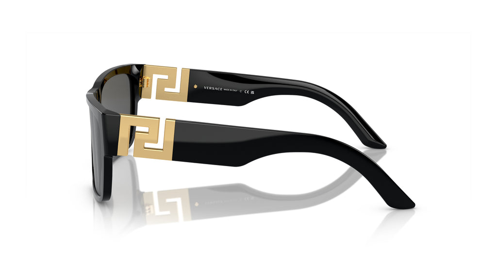 Lunettes de soleil Versace VE4296 GB1/87 – Noir – vue de profil.