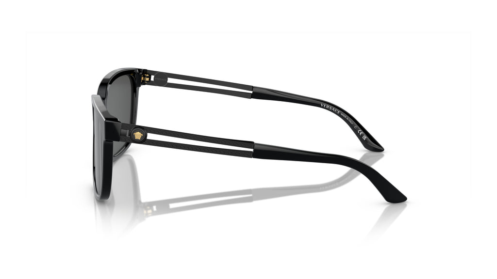 Lunettes de soleil Versace VE4307 533287 – Noir – vue de profil.