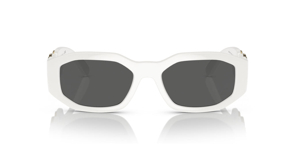 Lunettes de soleil Versace VE4361 401/87 – Blanc – vue de face.