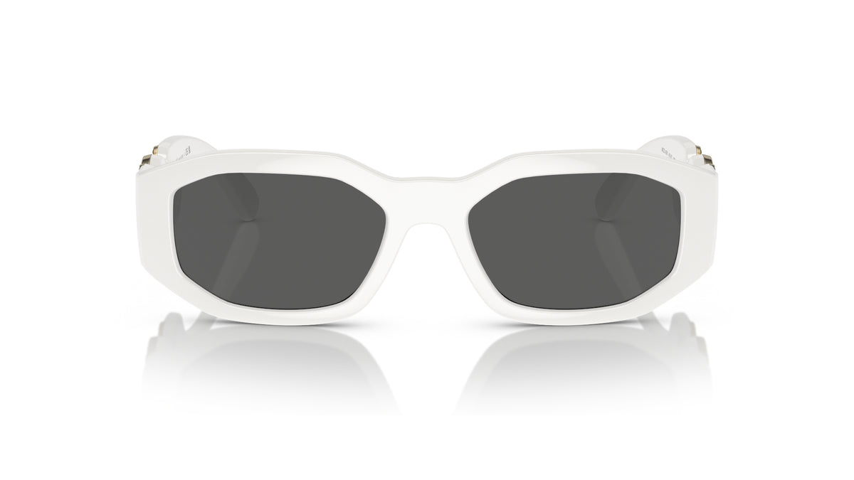 Lunettes de soleil Versace VE4361 401/87 – Blanc – vue de face.