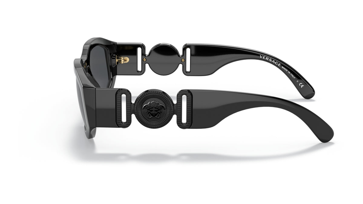 Lunettes de soleil Versace VE4361 536087 – Noir – vue de profil.
