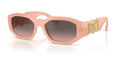 Lunettes de soleil Versace VE4361 539258 – Nude Opal – vue de trois quarts.