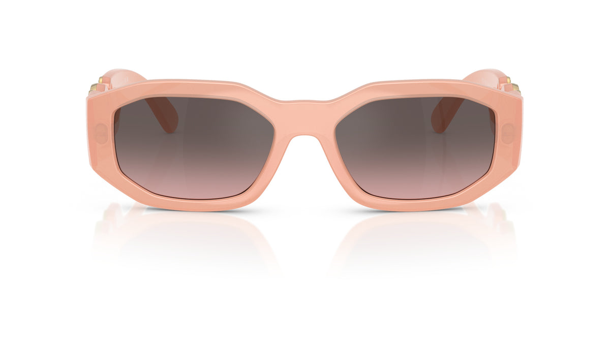 Lunettes de soleil Versace VE4361 539258 – Nude Opal – vue de face.