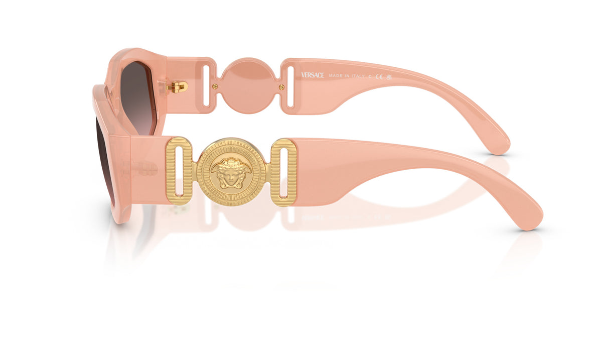 Lunettes de soleil Versace VE4361 539258 – Nude Opal – vue de profil.