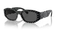 Lunettes de soleil Versace VE4361 539887 – Noir – vue de trois quarts.