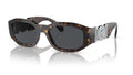 Lunettes de soleil Versace VE4361 542387 – Havane – vue de trois quarts.