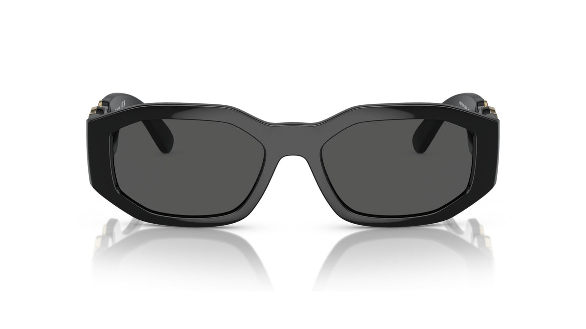 Lunettes de soleil Versace VE4361 GB1/87 – Noir – vue de face.