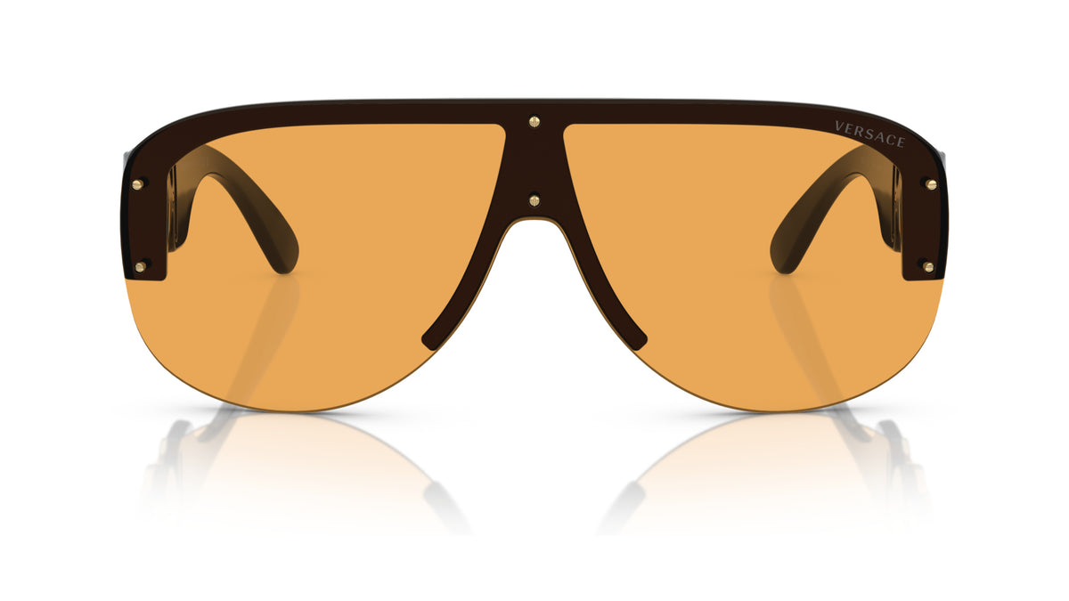 Lunettes de soleil Versace VE4391 GB1/7 – Noir – vue de face.