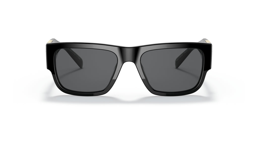 Lunettes de soleil Versace VE4406 GB1/87 – Noir – vue de face.