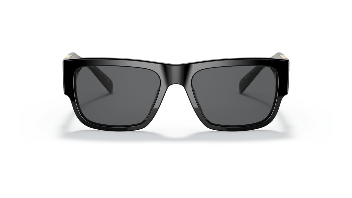 Lunettes de soleil Versace VE4406 GB1/87 – Noir – vue de face.