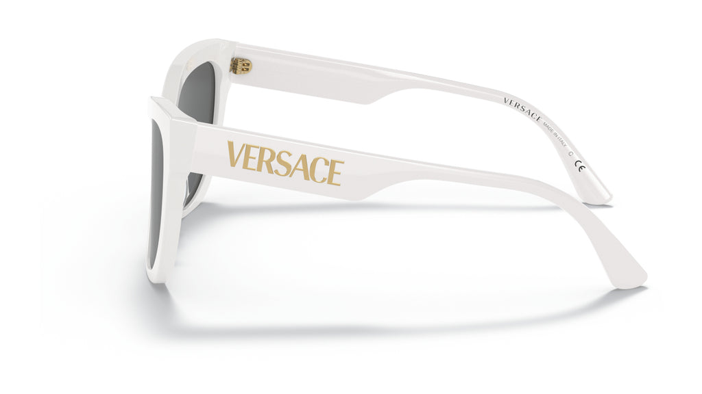 Lunettes de soleil Versace VE4417U 314/87 – Blanc – vue de profil.