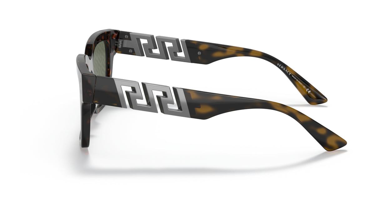 Lunettes de soleil Versace VE4421 108/V8 – Havane – vue de profil.