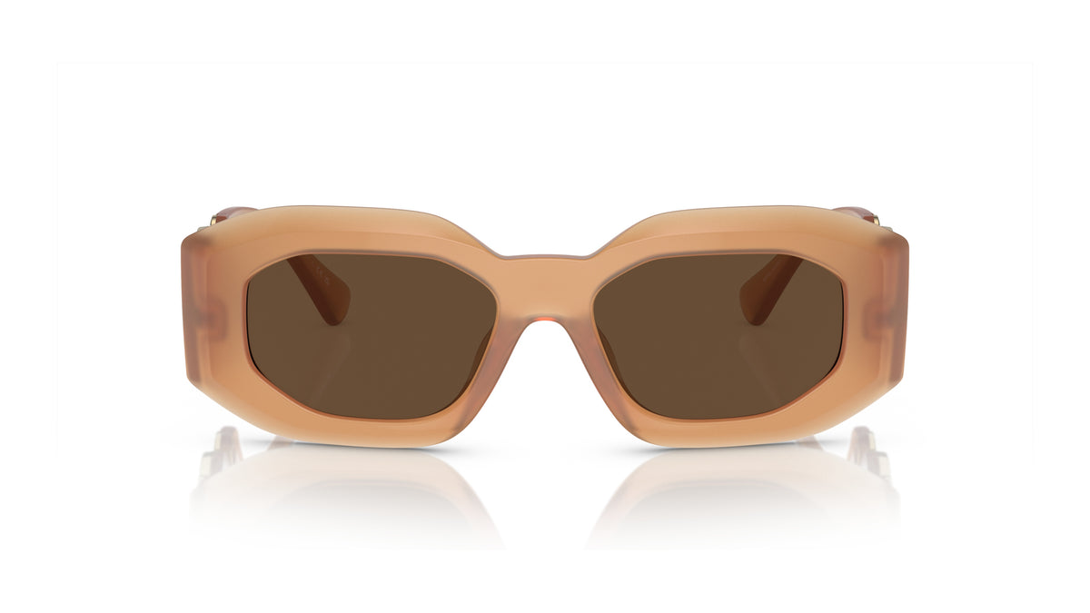 Lunettes de soleil Versace VE4425U 546773 – Opaline beige – vue de face.