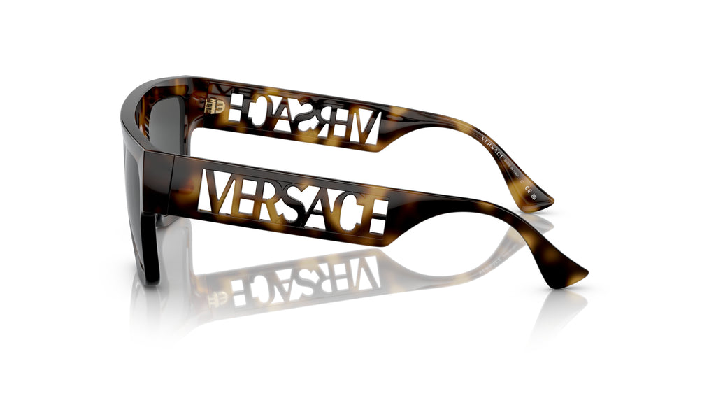 Lunettes de soleil Versace VE4430U 108/87 – Havane – vue de profil.
