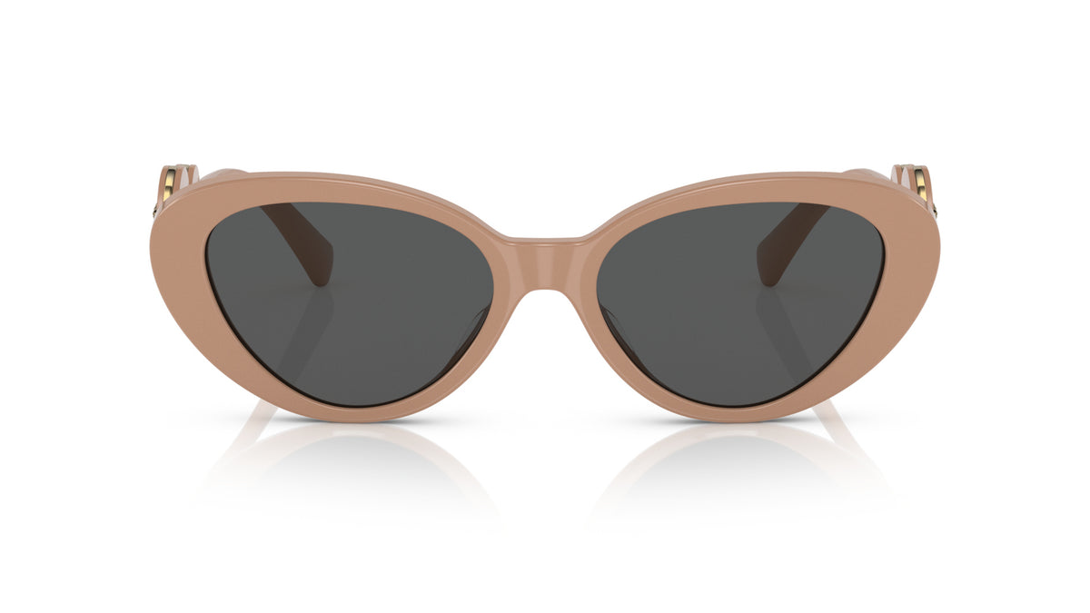 Lunettes de soleil Versace VE4433U 538387 – Beige – vue de face.