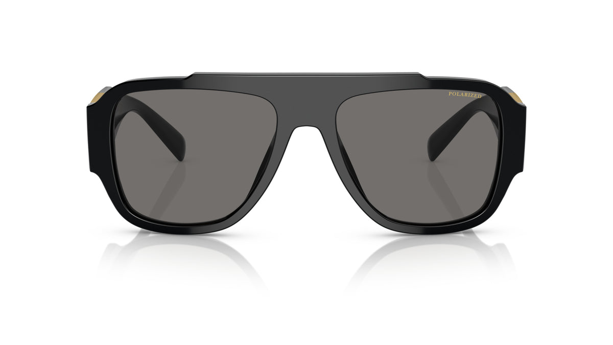 Lunettes de soleil Versace VE4436U GB1/81 – Noir – vue de face.