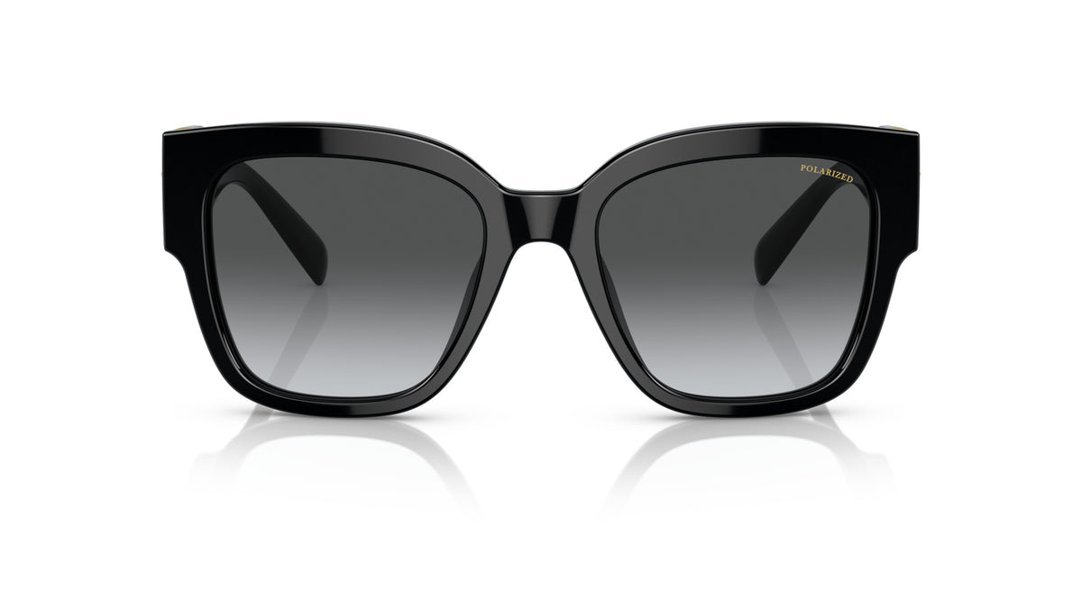 Lunettes de soleil Versace VE4437U GB1/T3 – Noir – vue de face.