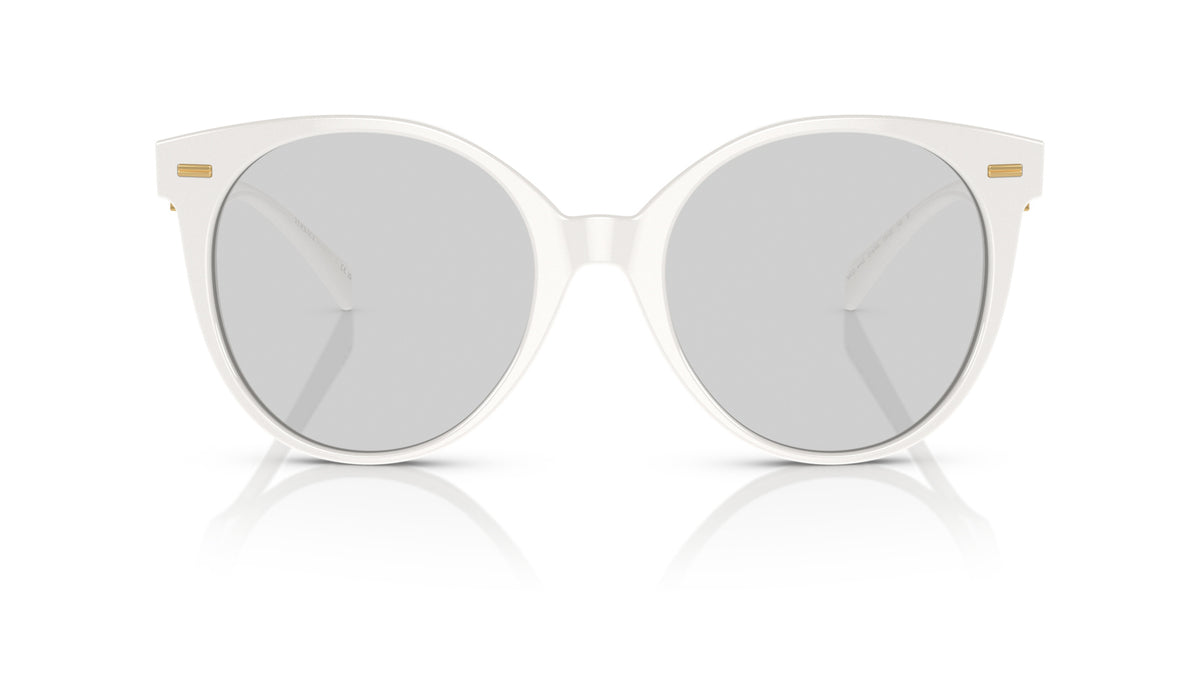 Lunettes de soleil Versace VE4442 314/M3 – Blanc – vue de face.