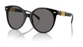 Lunettes de soleil Versace VE4442 GB1/81 – Noir – vue de trois quarts.