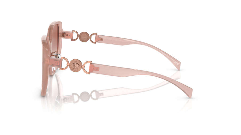 Lunettes de soleil Versace VE4449D 5394V0 – Rose opalin – vue de profil.