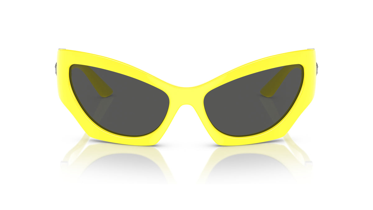 Lunettes de soleil Versace VE4450 541887 – Jaune – vue de face.
