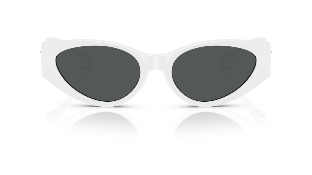 Lunettes de soleil Versace VE4454 314/87 – Blanc – vue de face.