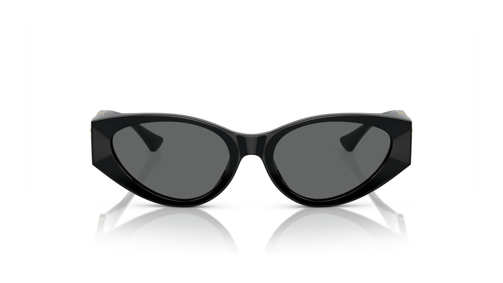 Lunettes de soleil Versace VE4454 GB1/87 – Noir – vue de face.
