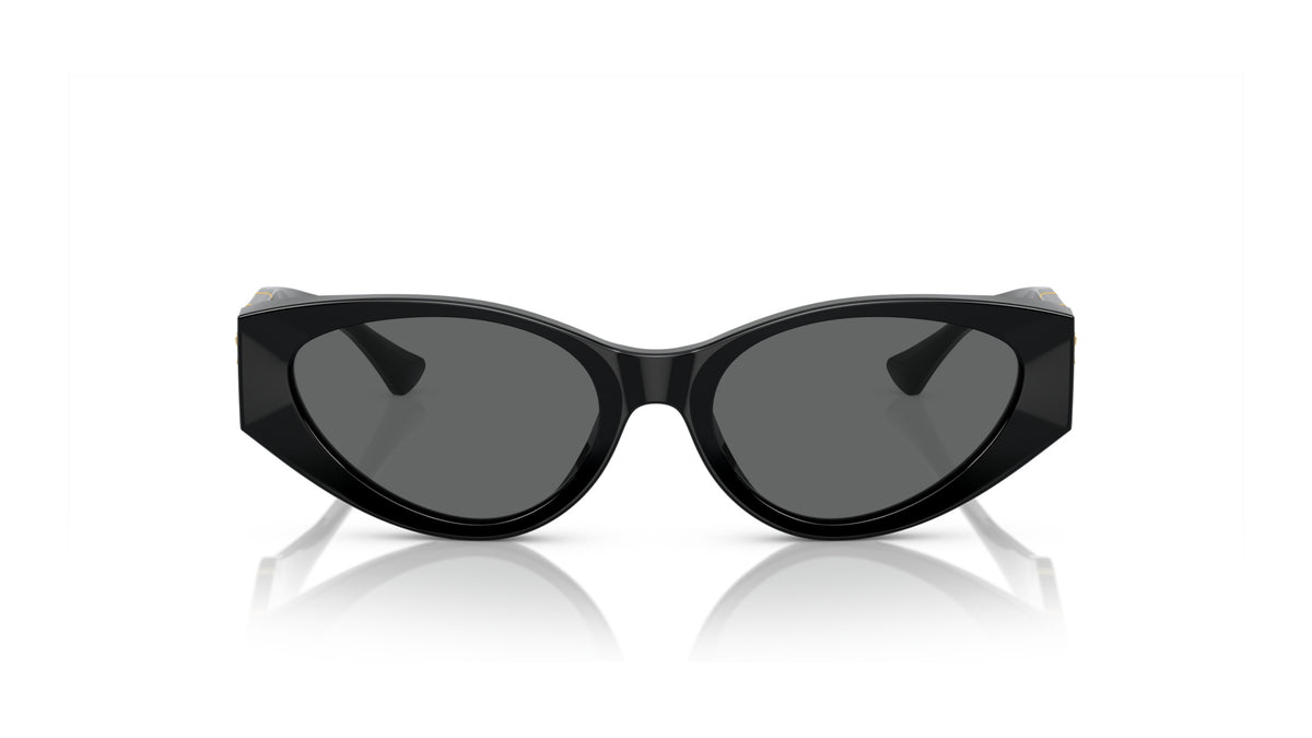 Lunettes de soleil Versace VE4454 GB1/87 – Noir – vue de face.