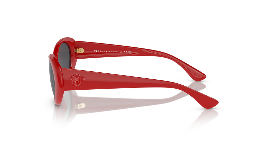 Lunettes de soleil Versace VE4455U 534487 – Rouge – vue de profil.
