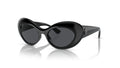 Lunettes de soleil Versace VE4456U GB1/87 – Noir – vue de trois quarts.
