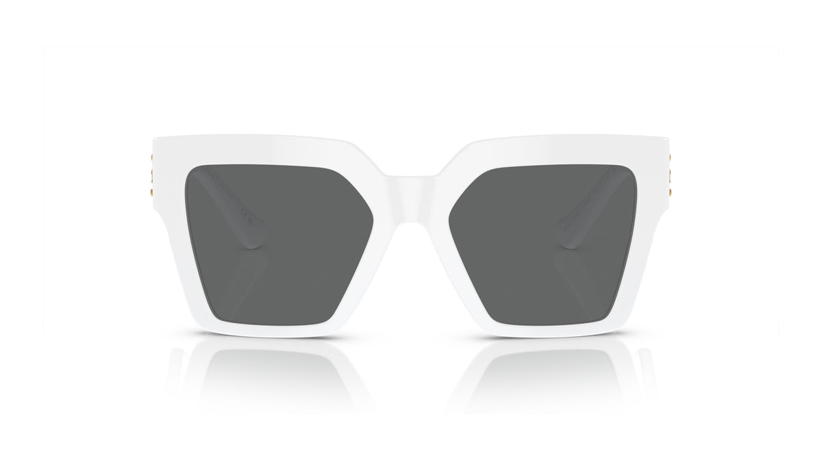 Lunettes de soleil Versace VE4458 314/87 – Blanc – vue de face.