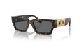 Lunettes de soleil Versace VE4459 108/87 – Havane – vue de trois quarts.