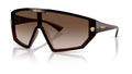 Lunettes de soleil Versace VE4461 533213 – Transparent Marron – vue de trois quarts.