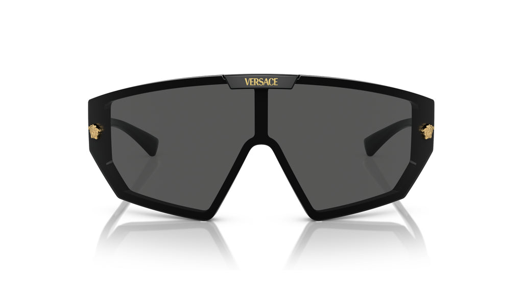 Lunettes de soleil Versace VE4461 GB1/87 – Noir – vue de face.