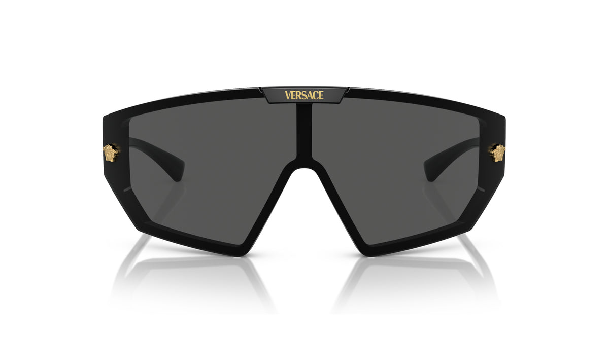 Lunettes de soleil Versace VE4461 GB1/87 – Noir – vue de face.