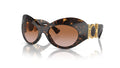 Lunettes de soleil Versace VE4462 108/13 – Havane – vue de trois quarts.
