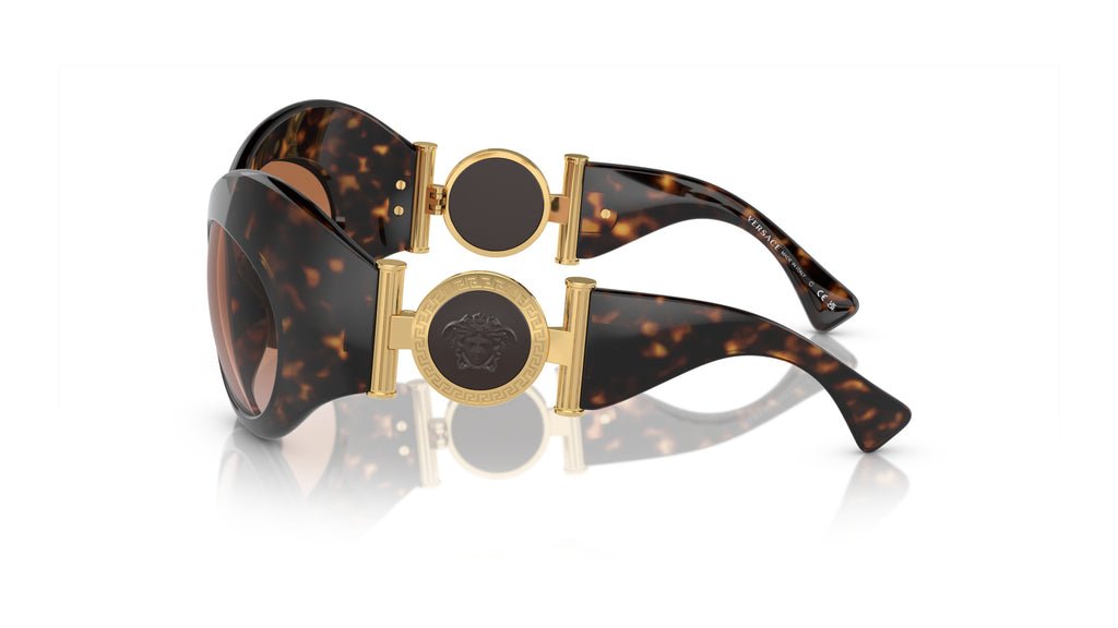 Lunettes de soleil Versace VE4462 108/13 – Havane – vue de profil.
