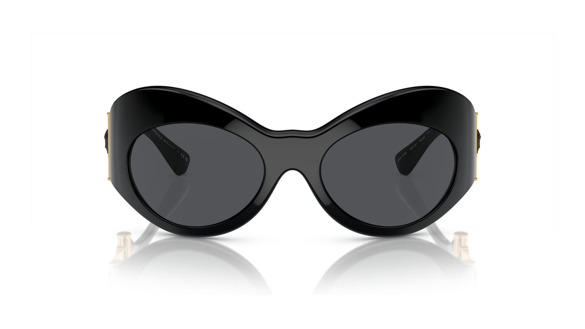 Lunettes de soleil Versace VE4462 GB1/87 – Noir – vue de face.