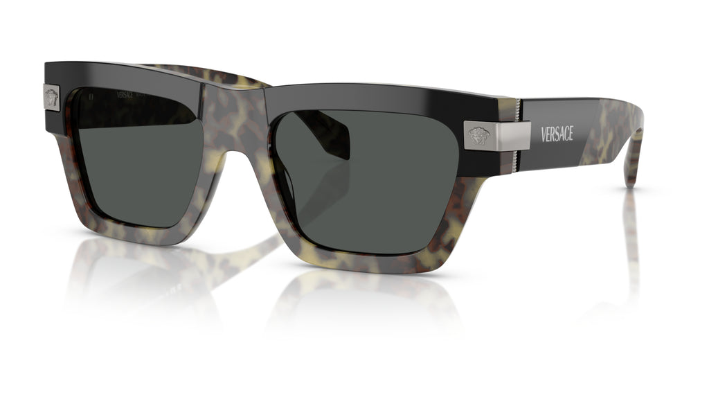 Lunettes de soleil Versace VE4464 545687 – Havane – vue de trois quarts.