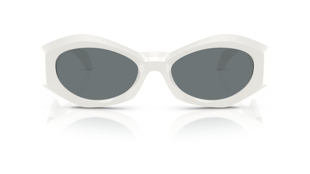 Lunettes de soleil Versace VE4466U 546280 – Blanc – vue de face.