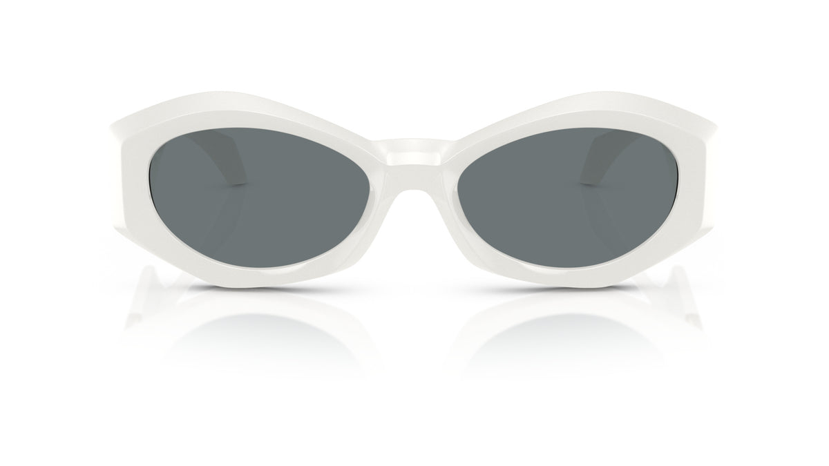 Lunettes de soleil Versace VE4466U 546280 – Blanc – vue de face.