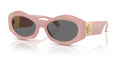 Lunettes de soleil Versace VE4466U 546387 – Rose – vue de trois quarts.