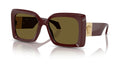 Lunettes de soleil Versace VE4467U 546473 – Rubis foncé – vue de trois quarts.
