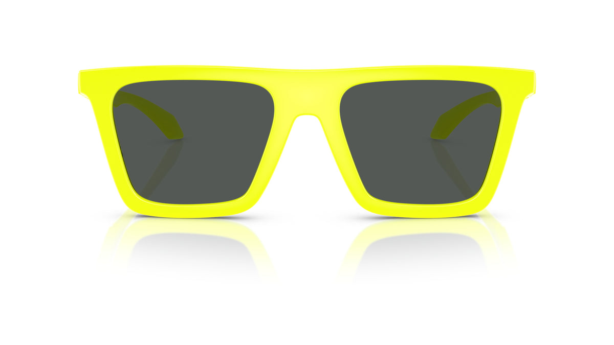 Lunettes de soleil Versace VE4468U 544987 – Jaune intégral tropical – vue de face.