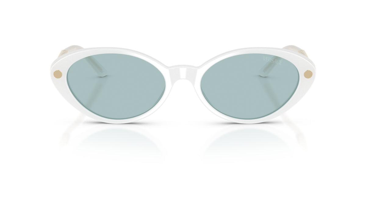 Lunettes de soleil Versace VE4469 547172 – Blanc – vue de face.