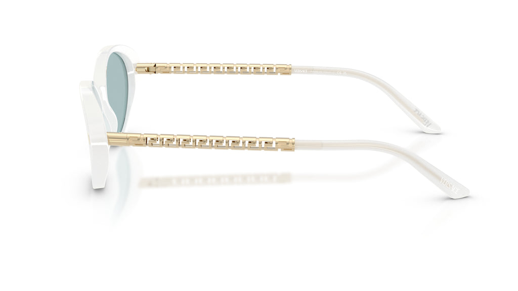 Lunettes de soleil Versace VE4469 547172 – Blanc – vue de profil.