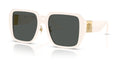 Lunettes de soleil Versace VE4472D 548487 – Ivoire Blanc – vue de trois quarts.