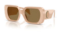 Lunettes de soleil Versace VE4473U 548973 – Beige – vue de trois quarts.